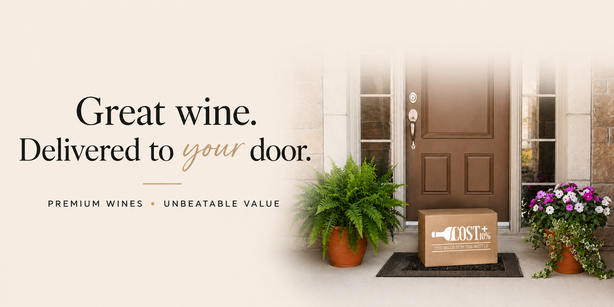 Great wine, delivered straight to your door 📦