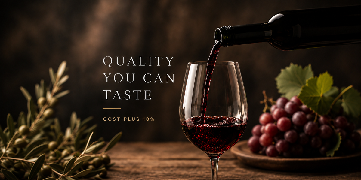 Quality you can taste. Without the premium price tag 🍷